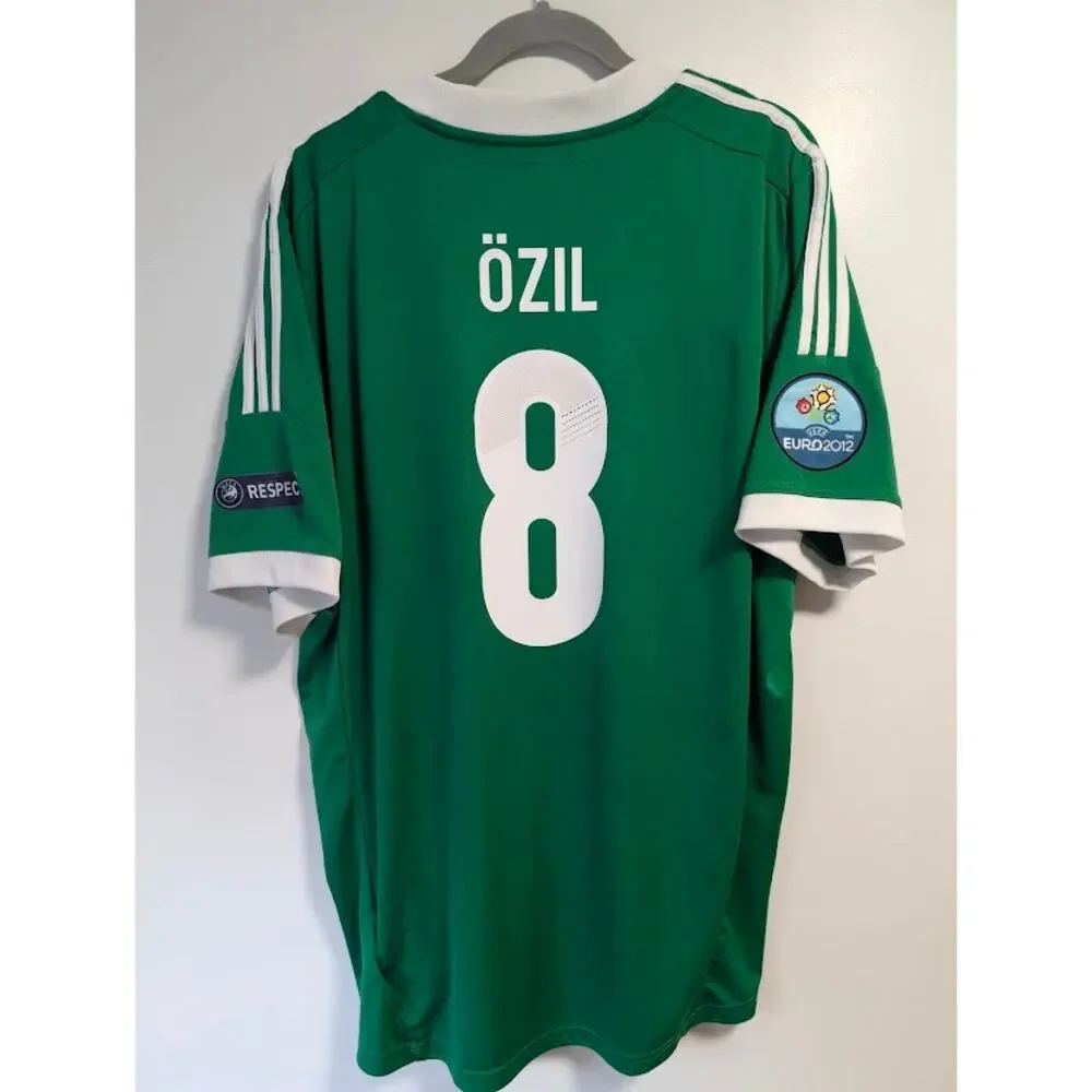 Germany 2012 Away Mesut Ozil #8 Jersey Mens 2XL adidas Euro 2012 Fully Patched